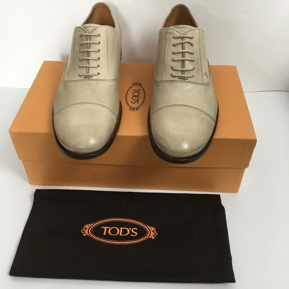 Tod’s lace up smooth leather shoes vintage style - Picture 9 of 10